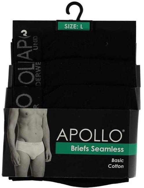 Tweedekans | Apollo Ondergoed Seamless Heren Katoen Zwart 3, Kleding | Heren, Ondergoed, Ophalen of Verzenden