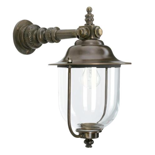 Buitenverlichting brons-koper Bronzen buitenlamp Lindau hang, Tuin en Terras, Buitenverlichting, Verzenden