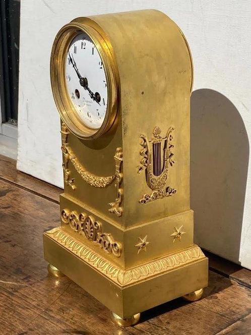 Tafelklok - Brons - 1800-1850, Antiek en Kunst, Antiek | Klokken