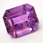 Zonder minimumprijs Amethist - 37.92 ct - Antwerp Laboratory, Handtassen en Accessoires, Edelstenen, Nieuw