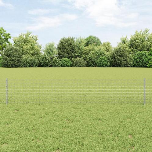 vidaXL Fence Posts 22 pcs Zilver 50 x 0.4 m Gegalvaniseerd, Tuin en Terras, Palen, Balken en Planken, Nieuw, Verzenden