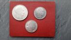 Frankrijk. Lot van 3 zilveren munten, 1930/1934 (Zonder
