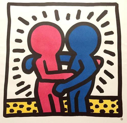 Keith Haring - Beautiful poster of Keith Haring titled, Antiek en Kunst, Kunst | Tekeningen en Fotografie