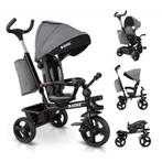 Kidiz - luxe driewieler - met vouwdak - pedalen en duw- en, Kinderen en Baby's, Verzenden, Nieuw
