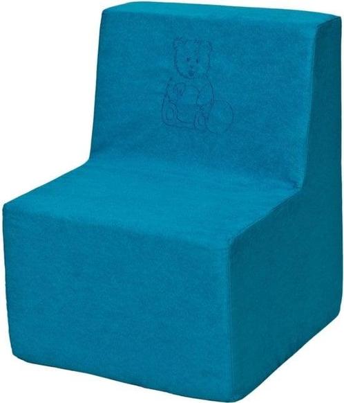 Compacte kinderfauteuil - Blauw met beertjes - 50x40x40 c..., Kinderen en Baby's, Kinderkamer | Tafels en Stoelen, Nieuw, Stoel(en)