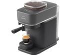 Philips - Semi automatische espressomachine - Zwart, Elektronische apparatuur, Verzenden, Nieuw, Gemalen koffie, Afneembaar waterreservoir