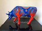 Statue, Cow Parade. Cowparade.  Folk Cow. - 19.5 cm -, Antiek en Kunst, Curiosa en Brocante