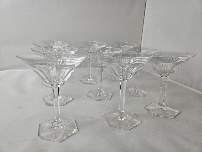 Val Saint Lambert - Val Saint-Lambert - Drinkset (9) -, Antiek en Kunst, Antiek | Glaswerk en Kristal