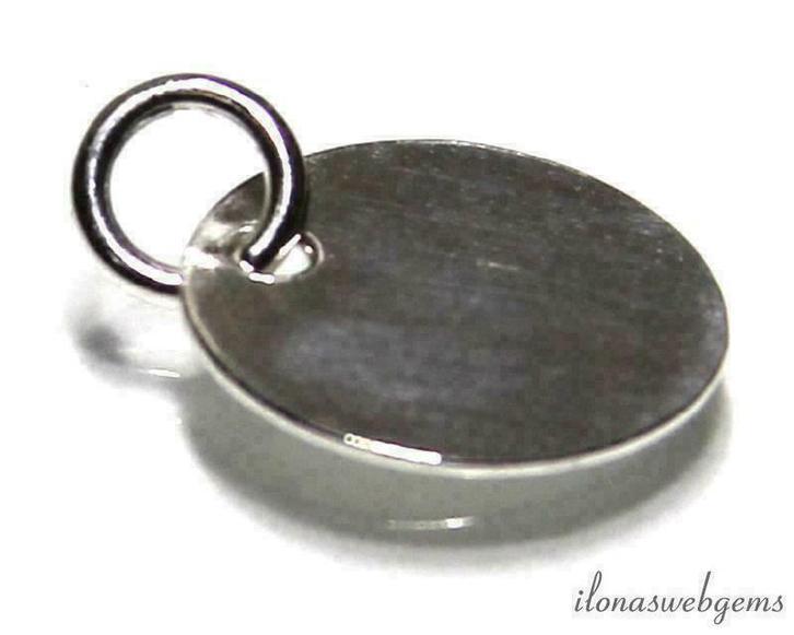 Sterling zilveren labeltje ca. 10mm, Hobby & Loisirs créatifs, Fabrication de Perles & Bijoux, Envoi