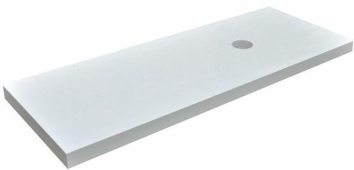 wastafelblad 1200x460x55 hoogglans wit gelakt, Huis en Inrichting, Badkamer | Badkamermeubels, Ophalen of Verzenden