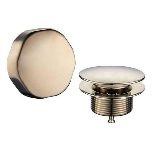 knop/plug badoverloopcombinatie geborsteld staal, Doe-het-zelf en Bouw, Buizen en Afvoer, Ophalen of Verzenden