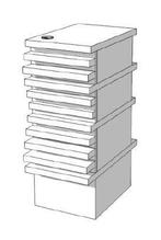 *TIP*  Toonbank met blokjes smal zonder plank C-PMC-004, Ophalen of Verzenden