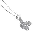 Ketting met hanger - 18 karaat Witgoud