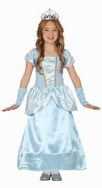 Prinsessenjurk Kind Blauw, Kinderen en Baby's, Verzenden, Nieuw