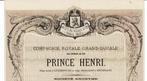 Luxemburg. - 250 Francs 1873 - Chemins de Fer Prince Henri, Postzegels en Munten