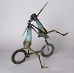 De Zet (1975) - Couple on a bike (55cm bronze)