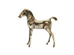 sculptuur, Miniatur Silber Pferd/Fohlen - 5.9 cm - .915