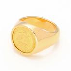 Zonder Minimumprijs - Ring - 18 karaat Geel goud