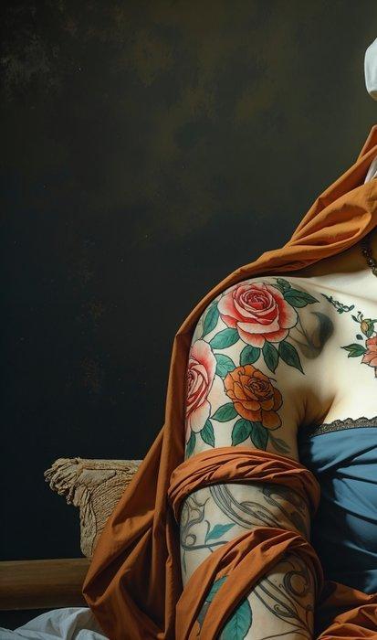 Kosmo - Madre di Rose Eterne- Ai - XXL, Antiek en Kunst, Kunst | Schilderijen | Modern