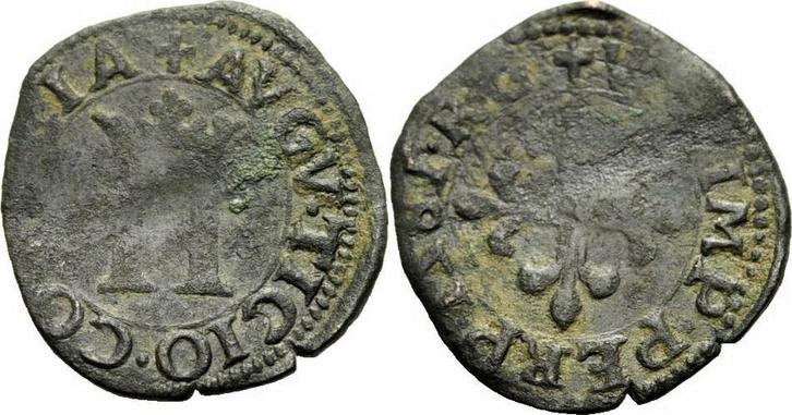 Italien Desana Agostino Tizzone Liard 1581 Krone H Lilien..., Postzegels en Munten, Munten | Europa | Niet-Euromunten, België