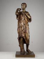 After Praxiteles - sculptuur, Diana of Gabii - NO RESERVE -, Antiquités & Art, Antiquités | Céramique & Poterie