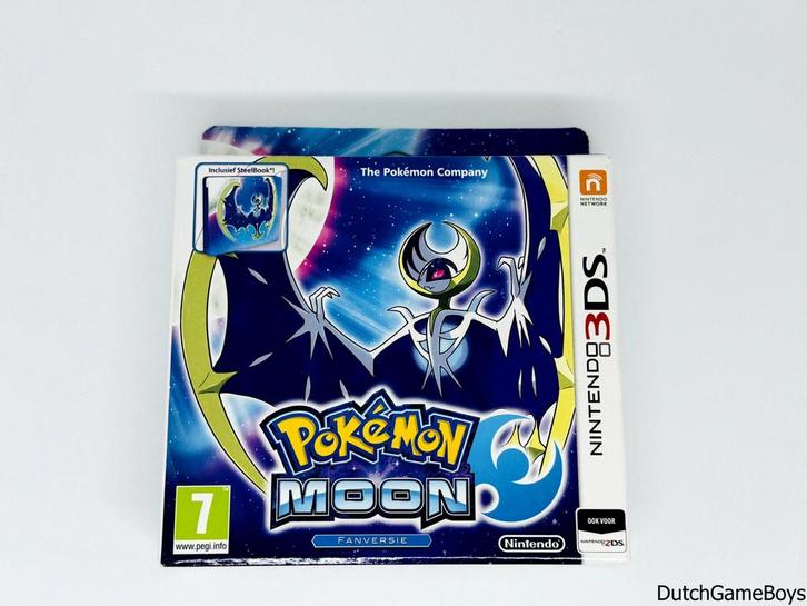 Nintendo 3DS - Pokemon Moon - Fan Edition - HOL - New & Seal, Games en Spelcomputers, Games | Nintendo 2DS en 3DS, Gebruikt, Verzenden