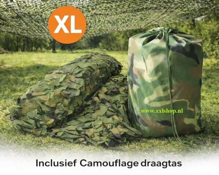 Camouflage net jungle leger groen schaduwdoek camo *4x6*, Verzamelen, Militaria | Algemeen, Verzenden
