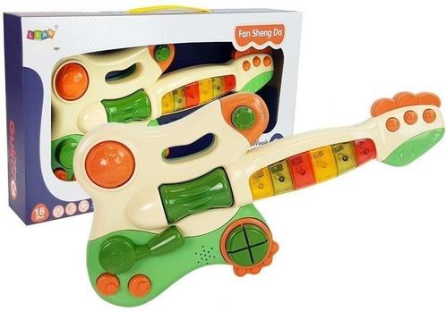 Interactieve babygitaar met licht, geluid en 9 knoppen –.., Kinderen en Baby's, Speelgoed | Overig, Nieuw, Ophalen of Verzenden