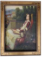 Scuola europea (XX), da John William Waterhouse - Fanciulla, Antiek en Kunst
