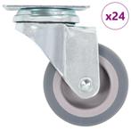 vidaXL 24 st Zwenkwielen 50 mm, Doe-het-zelf en Bouw, Verzenden, Nieuw