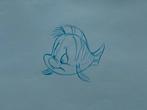 Walt Disney, Production Drawing - The Little Mermaid -