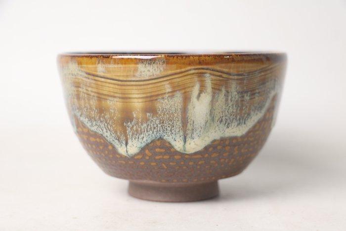 Bol à thé Chikuzen Takatori-yaki avec décoration émaillée, Antiquités & Art, Antiquités | Autres Antiquités
