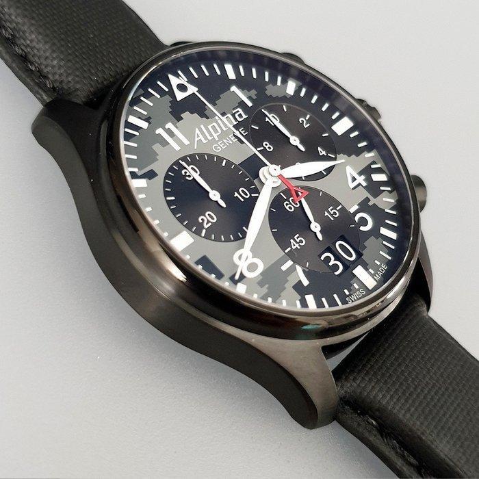 Alpina - Startimer Pilot Big Date Chronograph -, Handtassen en Accessoires, Horloges | Heren