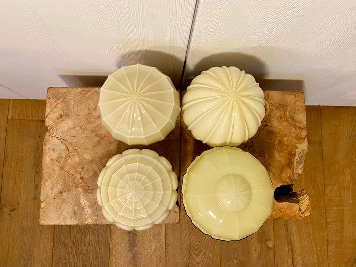 Thabur - Plafondlamp (4) - Glas, Bakeliet - Thabur lampen, Antiek en Kunst, Antiek | Verlichting