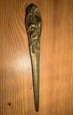 Mady - sculptuur, Art Nouveau bronze letter opener - 1.2 cm, Antiquités & Art