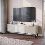 Meubella | TV-Meubel beige 174x40x55 | hotel chique modern, Huis en Inrichting, Kasten |Televisiemeubels, Overige materialen, Verzenden