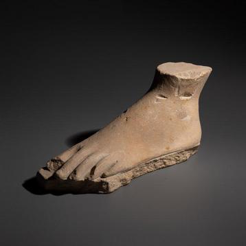 Égypte ancienne Calcaire durci Modèle de sculpteur en forme