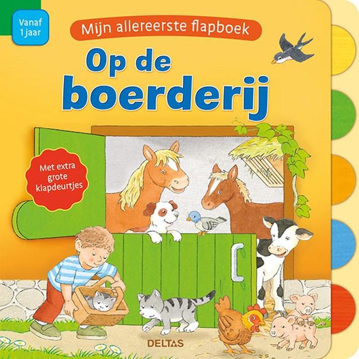Mijn allereerste flapboek - Op de boerderij 9789044761429, Boeken, Kinderboeken | Baby's en Peuters, Gelezen, Verzenden