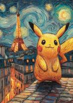 ANDSAL - Pikachu in Paris- Edinburgh - Van Gogh Tribute