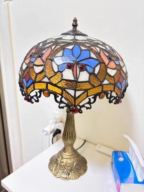 Tafellamp - Glas - Kroonluchter, Antiek en Kunst, Kunst | Designobjecten