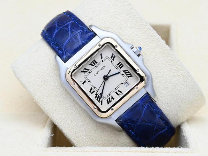 Cartier Panthere Ref. 839490 Year 1990s (Box), Handtassen en Accessoires, Horloges | Heren, Goud, Zo goed als nieuw, Goud, Overige merken