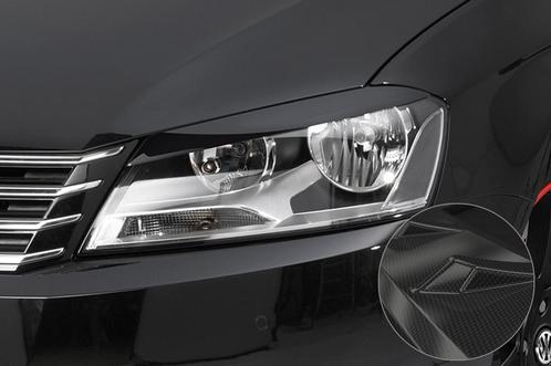 Koplampbeschermers carbon look voor VW Passat B7 SB142-C, Auto-onderdelen, Carrosserie, Nieuw, Verzenden