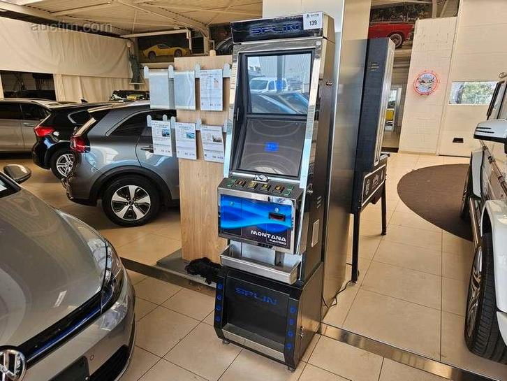 Vintage gokautomaat SPLIN MONTANA RACING, Huis en Inrichting, Overige Huis en Inrichting, Ophalen