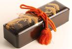antique Fubako with all nashiji lacquer - Doos - Verfijnde