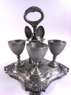 Eierhouder set (7) - Tin, Antiek en Kunst