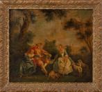 Nicolas Lancret (1690-1743), Naar - The shepherd indiscreet, Antiek en Kunst