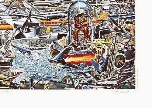 Gudmundur Erro (1932) - Erro planescape, Antiek en Kunst, Antiek | Overige Antiek