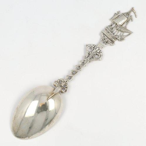 wed. J.H. v/d Meulen - Gelegenheidslepel - Cuillère - Argent, Antiek en Kunst, Antiek | Zilver en Goud