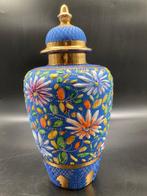 Bequet - Hubert Bequet - Vase avec couvercle - Céramique, Antiquités & Art, Antiquités | Verre & Cristal