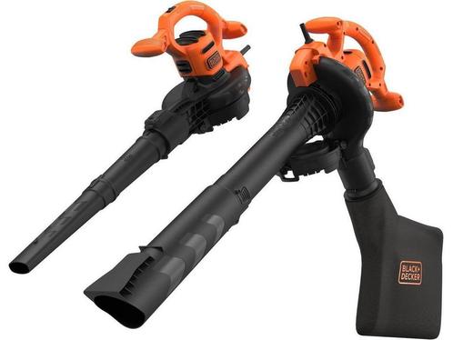 BLACK+DECKER 2600W - Elektrische bladblazer - 3IN1 blazen, Huis en Inrichting, Woonaccessoires | Overige, Zo goed als nieuw, Verzenden